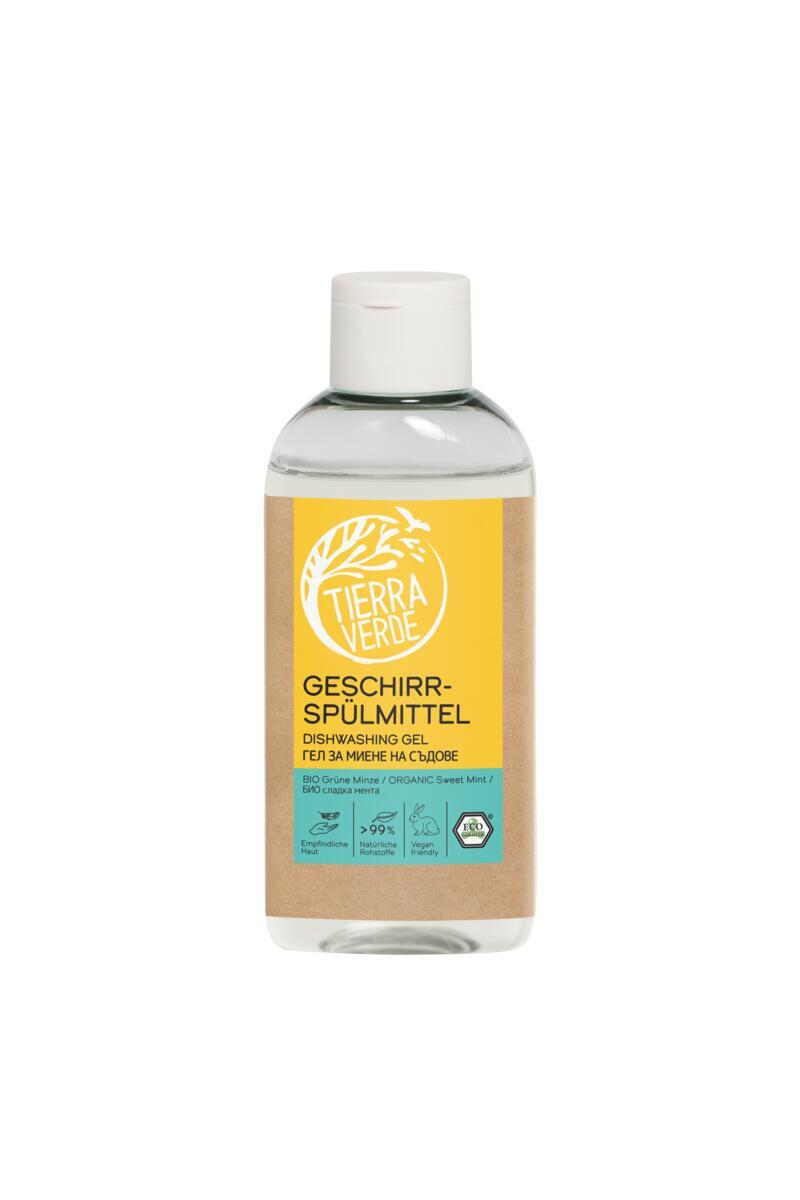  Gel na nádobí – BIO sladká máta (lahvička 100 ml) DE+EN+BG