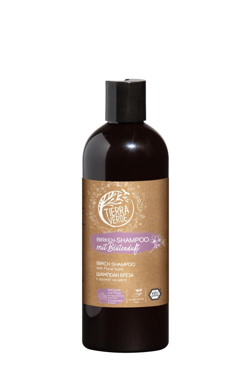  Šampon březový s květinovou vůní (lahev 500 ml) DE+EN+BG