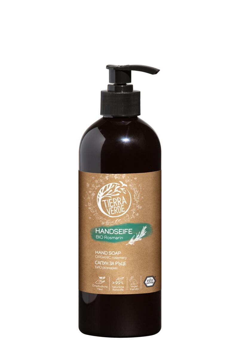  Tekuté mýdlo na ruce – BIO rozmarýn (lahev 480 ml) DE+EN+BG