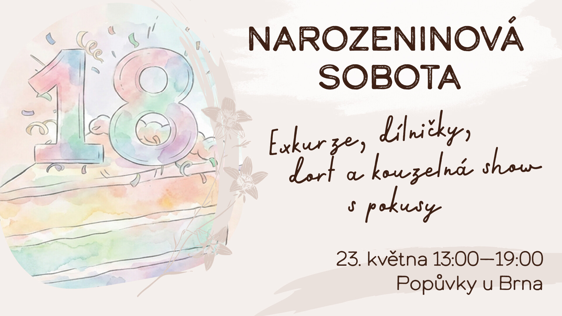 Narozeninová sobota s Tierra Verde 